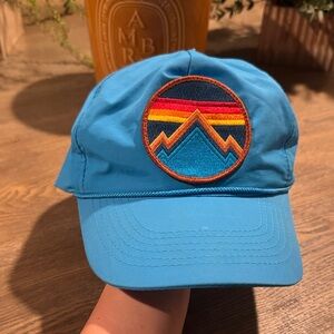 Aviator nation Blue Cap with Mountain Patch